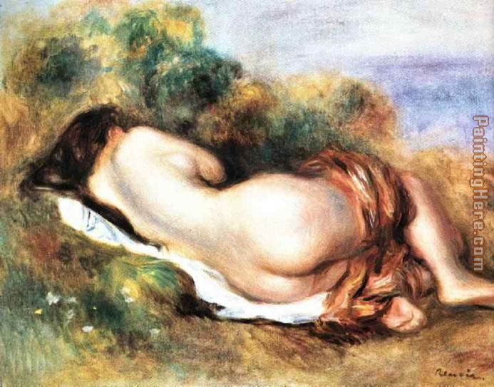 Pierre Auguste Renoir Reclining Nude